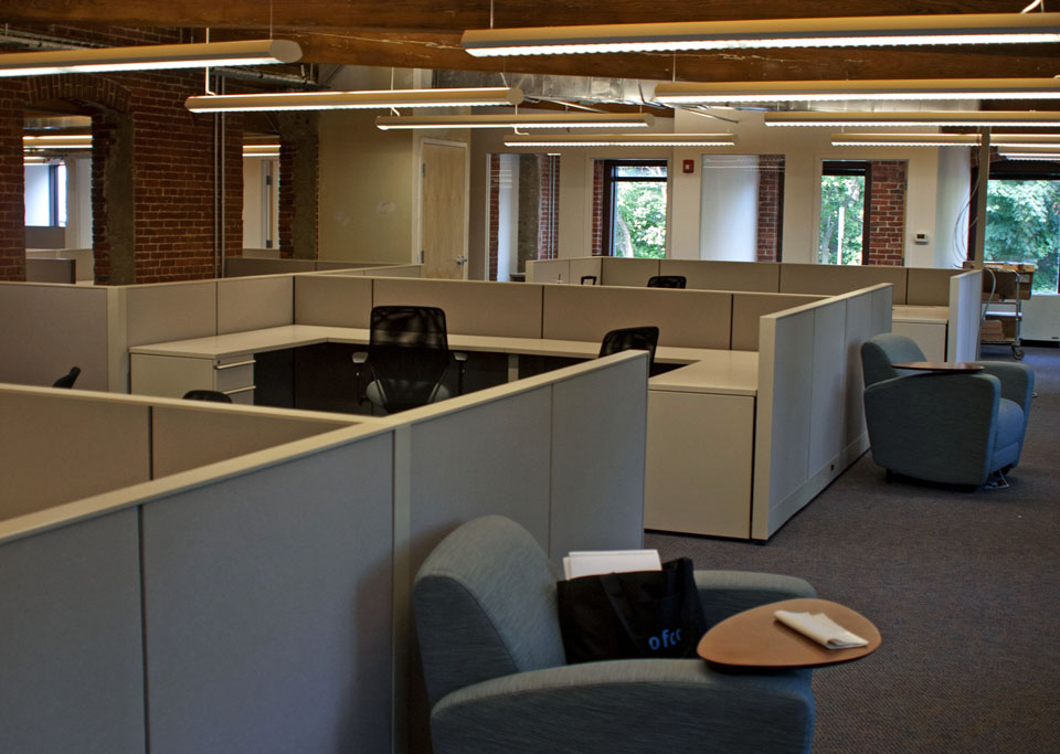 Inside the new office Inside the new office