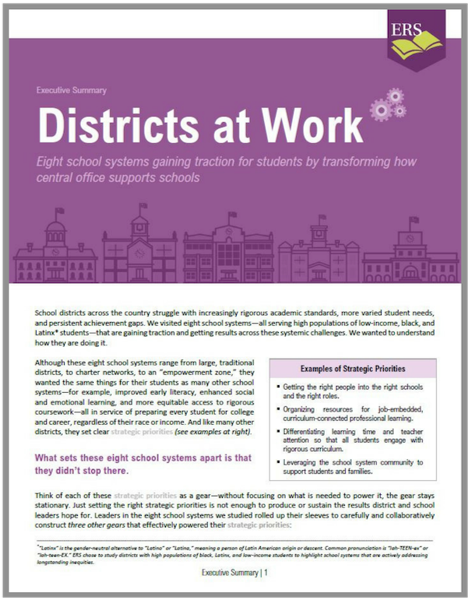 Districts at Work Executive Summary